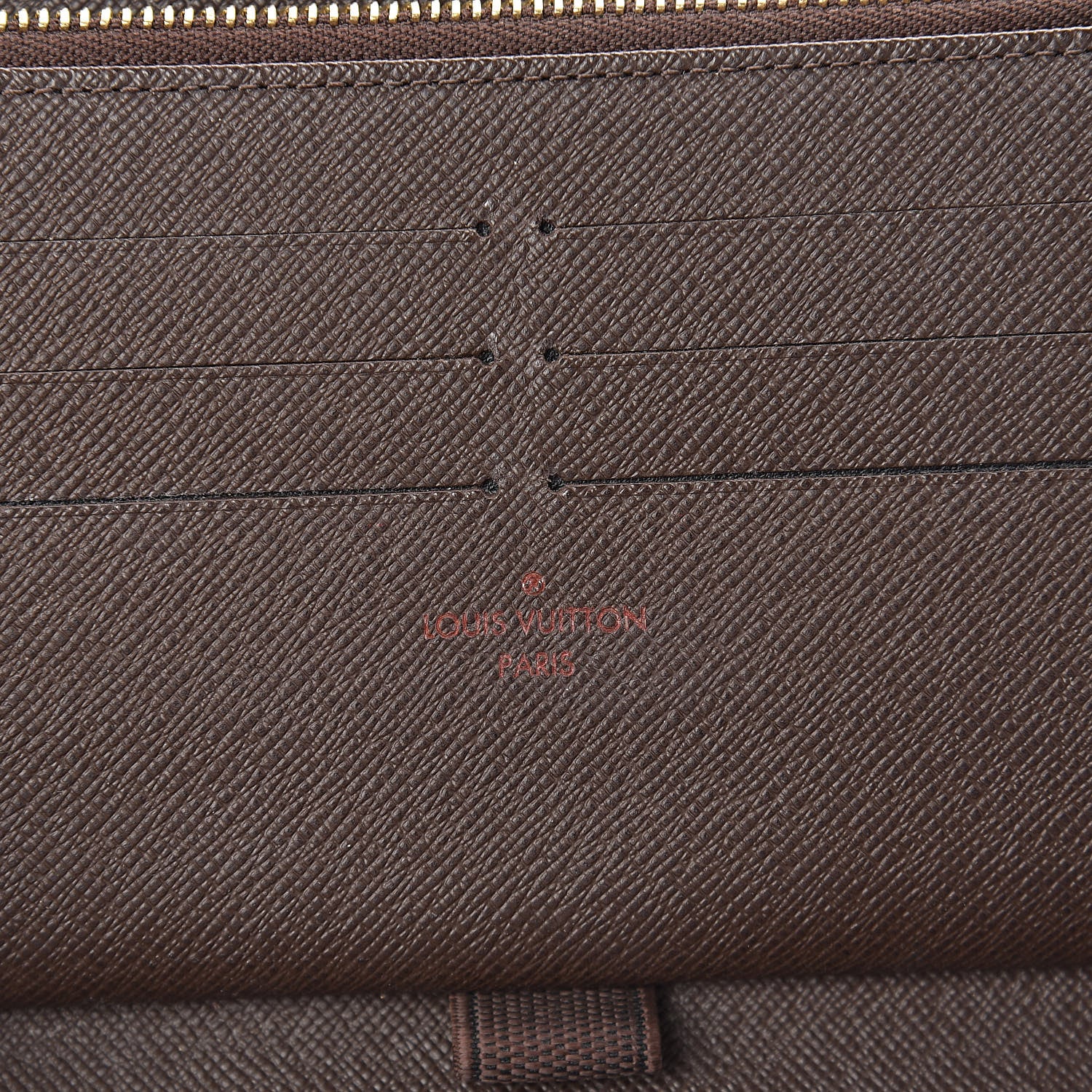 Louis Vuitton Damier Ebene Zippy Organizer Wallet 6 of 6