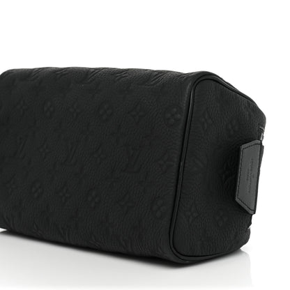 Louis Vuitton Taurillon Monogram Dopp Kit Toilet Pouch Black 7 of 8