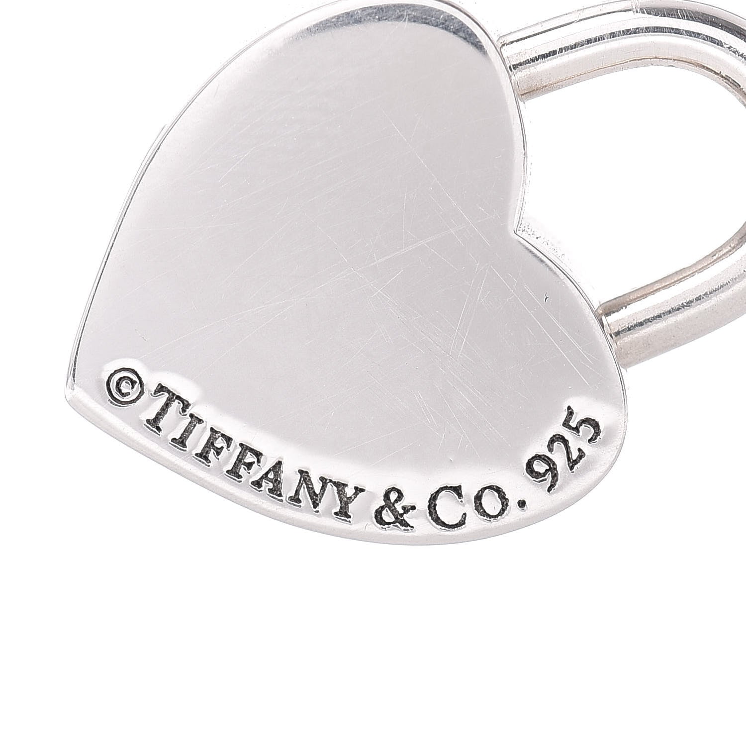 Tiffany Sterling Silver Return to Tiffany Heart Lock Pendant 3 of 3