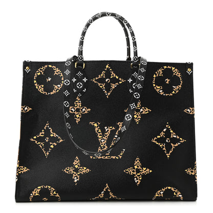 Louis Vuitton Monogram Giant Jungle Onthego GM Black 1 of 12
