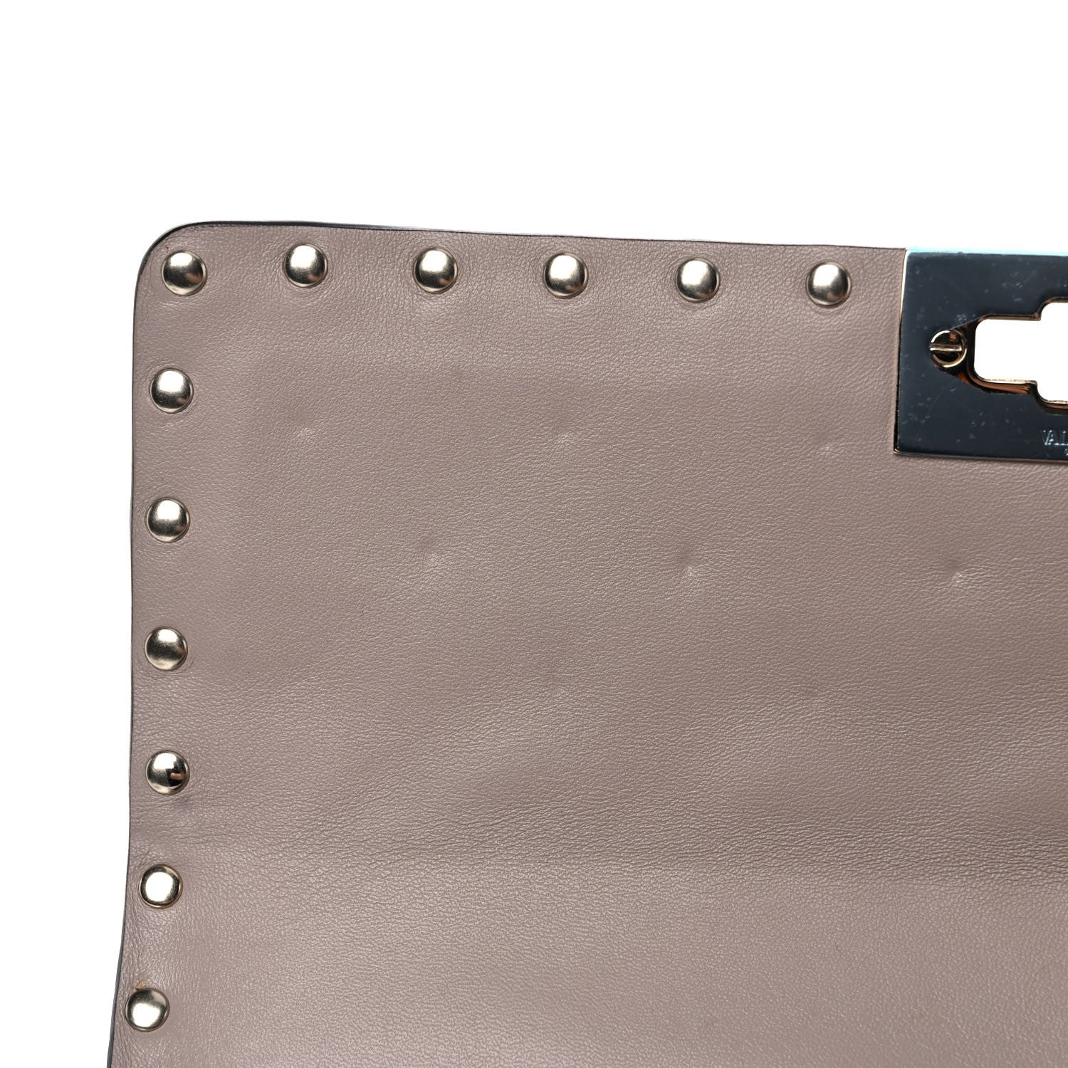 Valentino Garavani Lambskin Medium Rockstud Spike Shoulder Bag Poudre 10 of 10