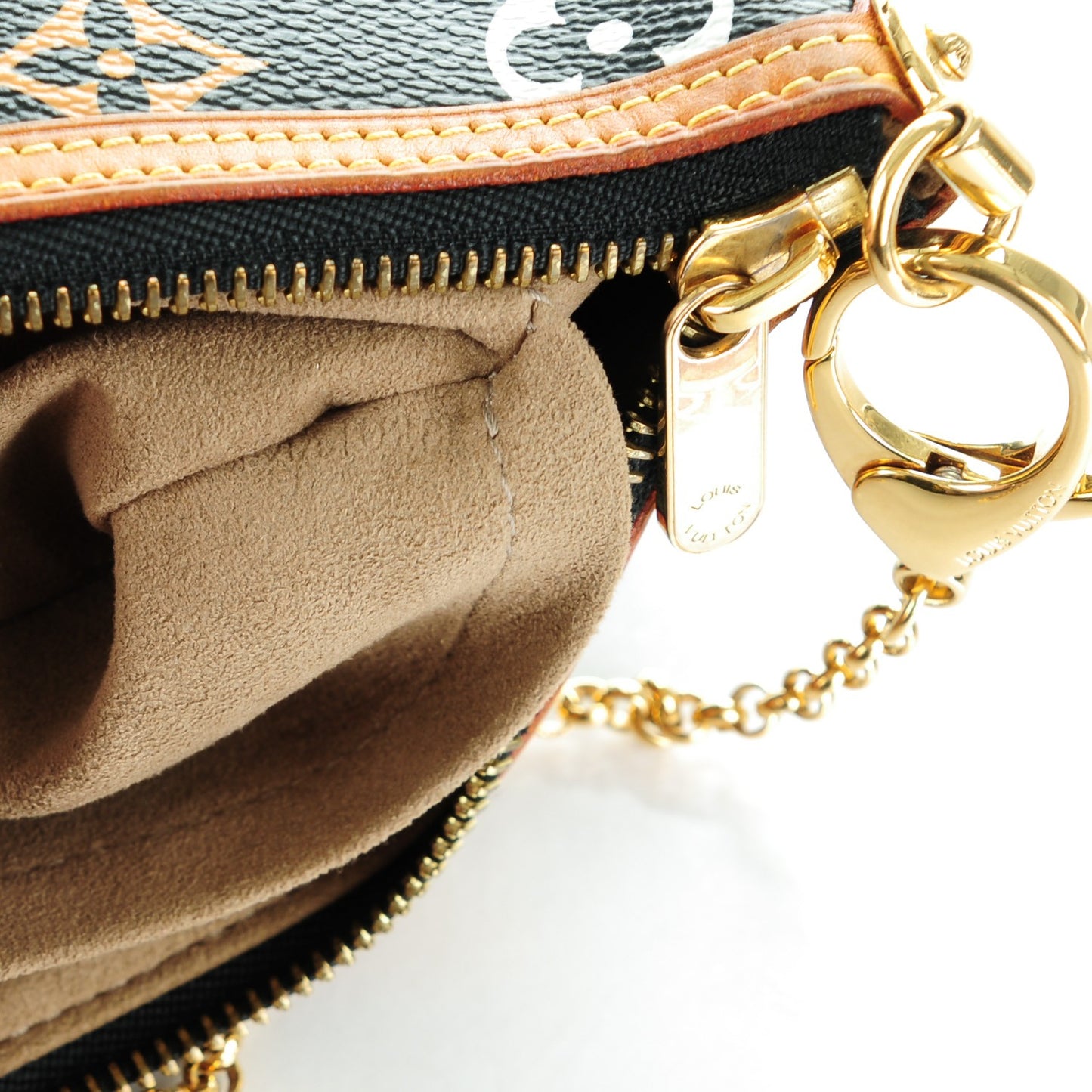 Monogram Multicolor Pochette Milla MM Black