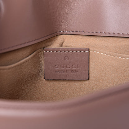Gucci Calfskin Matelasse Mini GG Marmont Shoulder Bag Porcelain Rose 6 of 10
