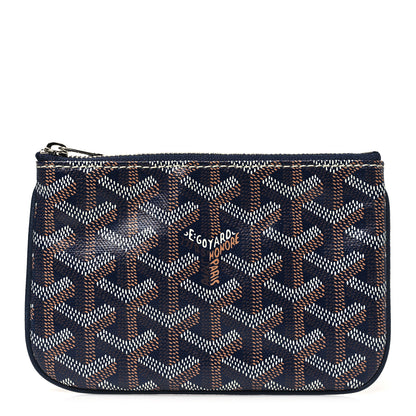 Goyard Goyardine Mini Senat Pochette Navy 1 of 8