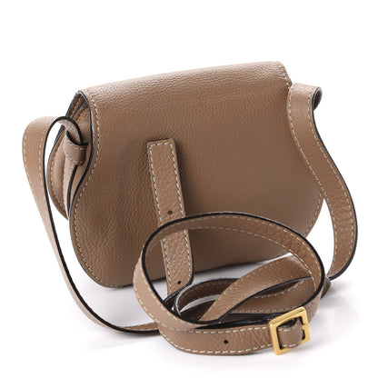 Chloe Calfskin Mini Marcie Round Crossbody Bag Nut 3 of 9