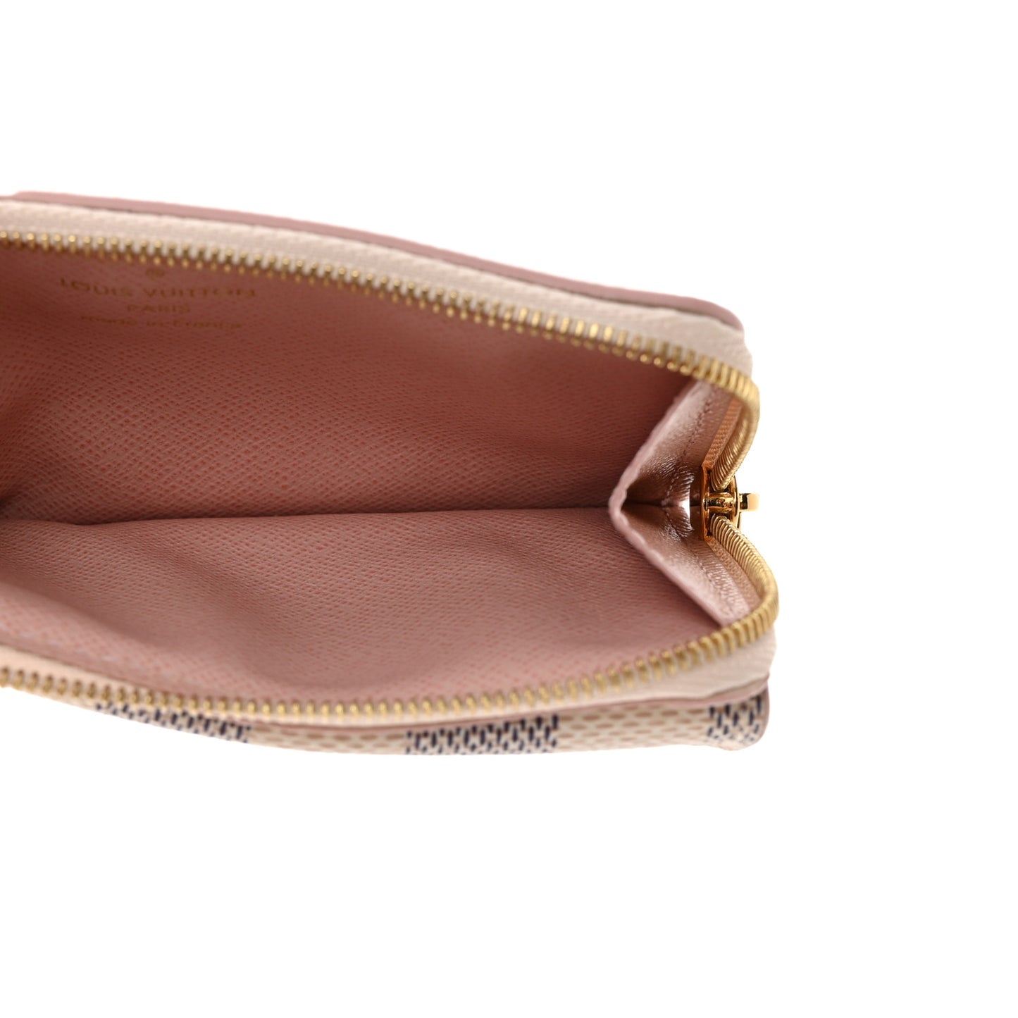 Damier Azur Recto Verso Card Holder Rose Ballerine