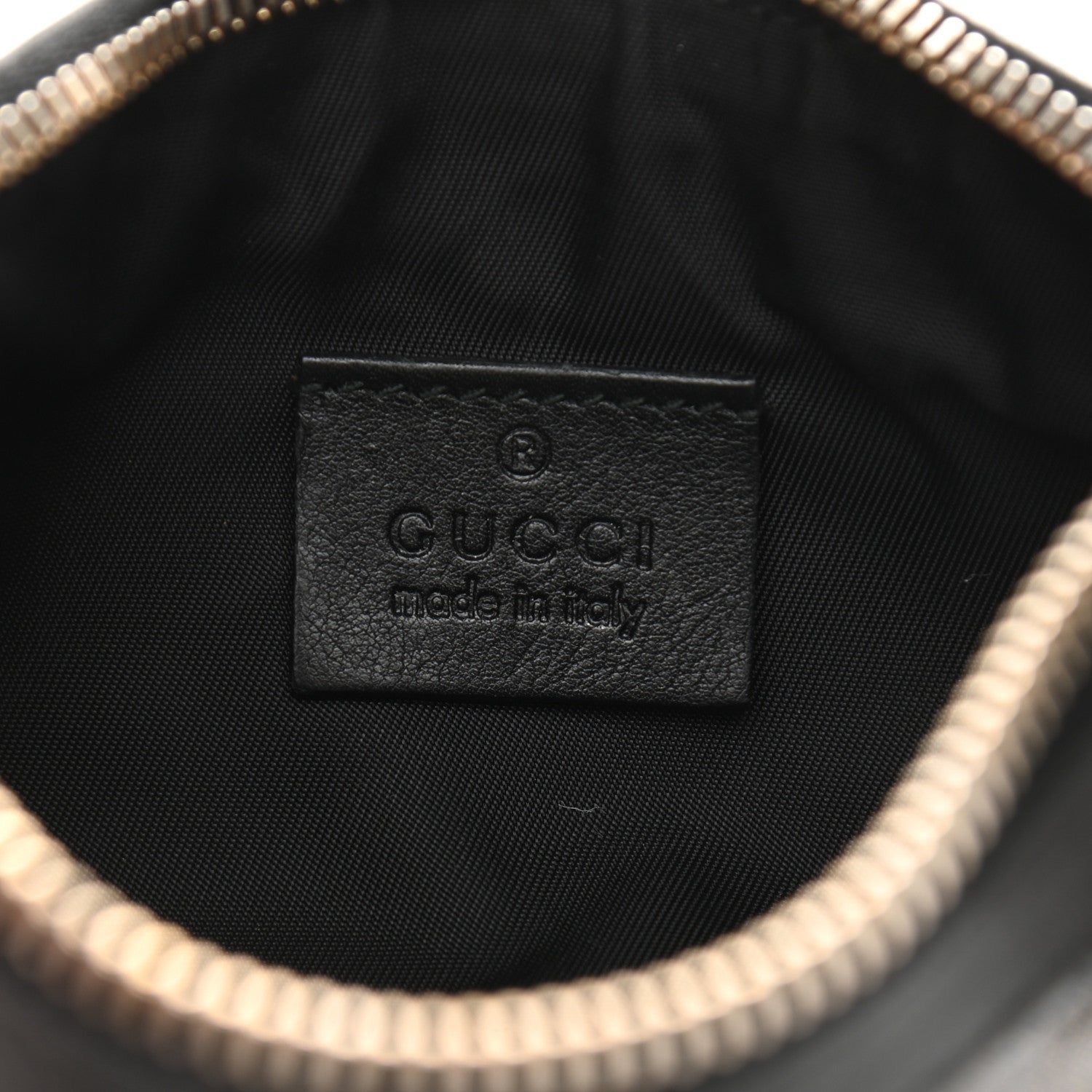 Gucci Crystal Monogram Small Flat Messenger Crossbody Black 8 of 11