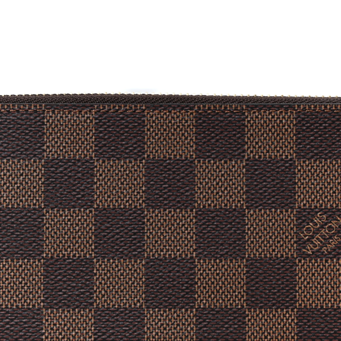 Damier Ebene Clemence Wallet Cherry
