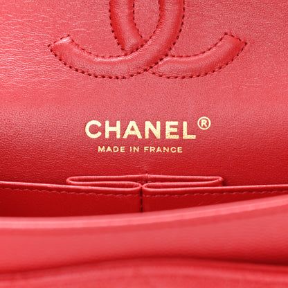 Chanel Caviar Quilted Small Double Flap Red 5 of 10
