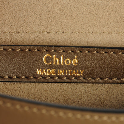 Chloe Calfskin Small Hudson Shoulder Bag Merino Grey 7 of 8