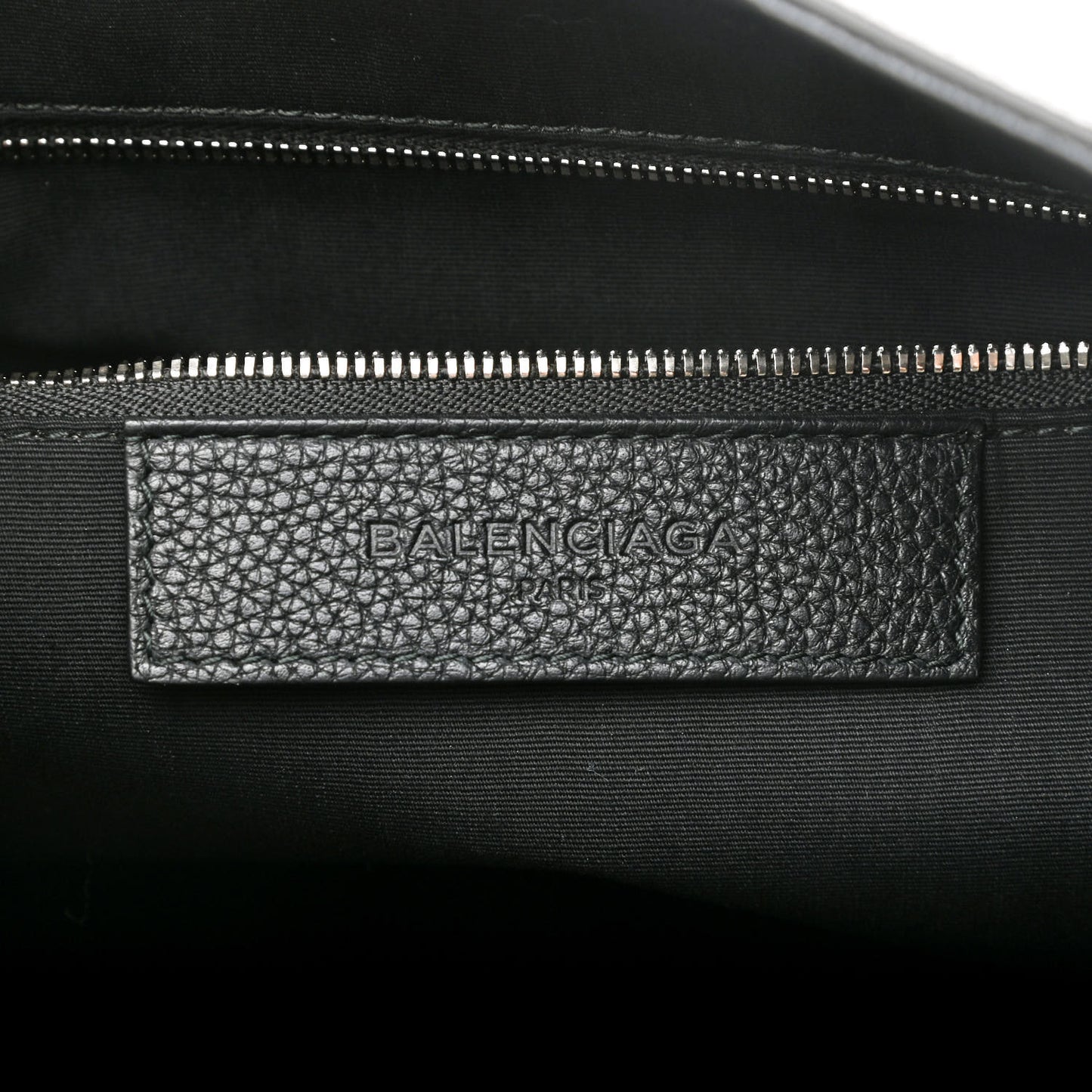 Calfskin Le Dix Soft Cabas M Shoulder Bag Black