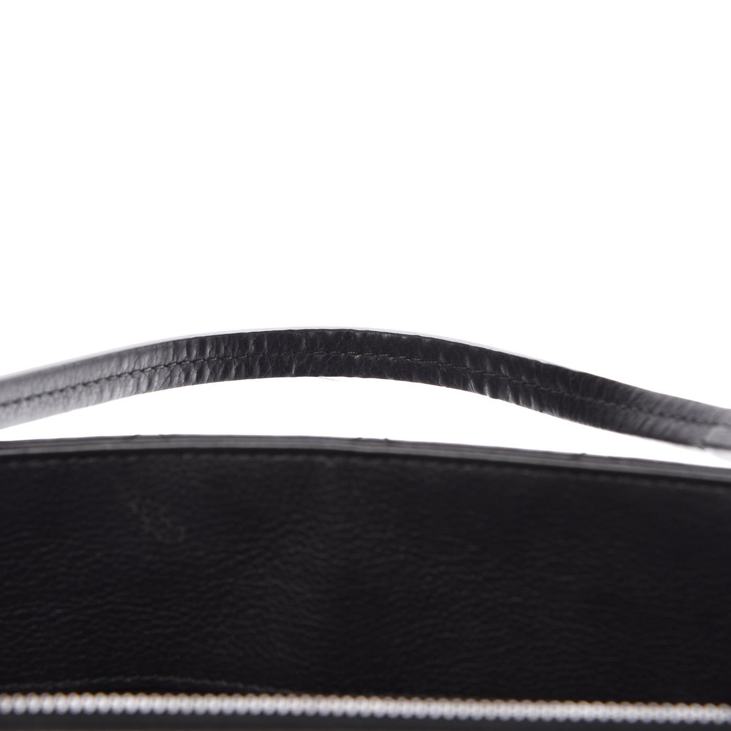 Calfskin Quilted Frame In Chain Tote Black