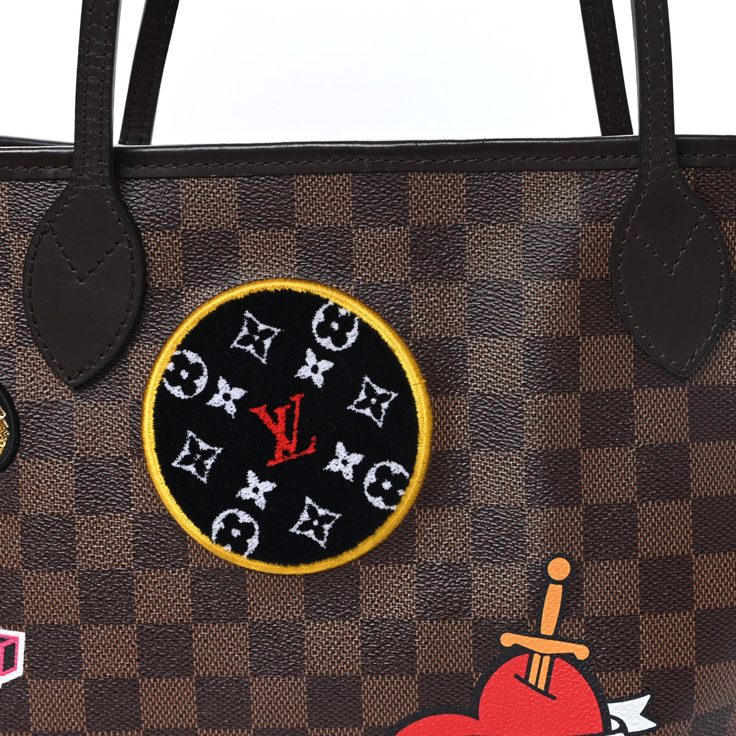Louis Vuitton Damier Ebene Travel Stickers Neo Neverfull MM 8 of 12