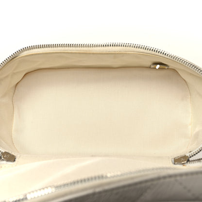 Chanel Crumpled Calfskin PVC Quilted Flap White 5 of 11