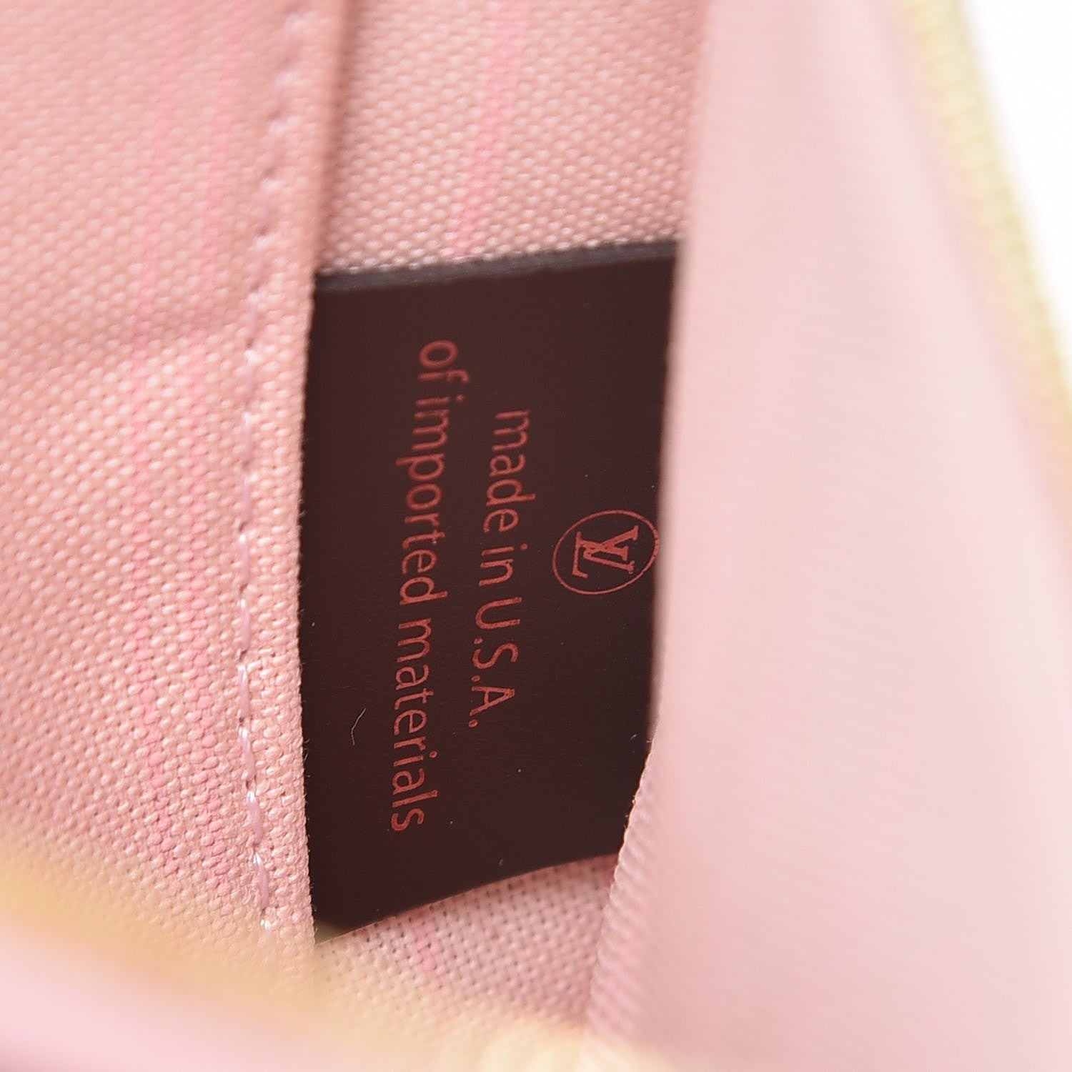 Louis Vuitton Damier Ebene Neverfull MM GM Pochette Rose Ballerine 7 of 8