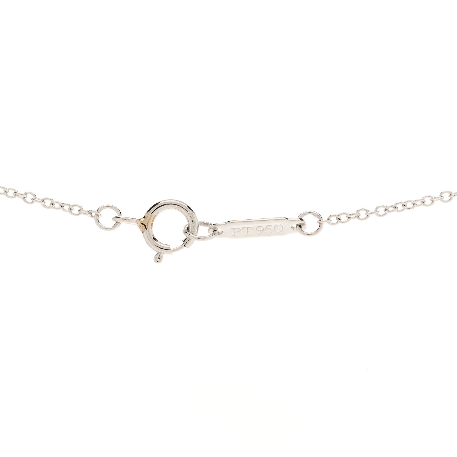 Tiffany Platinum Diamond .17ctw Small Paper Flowers Pendant Necklace 5 of 6