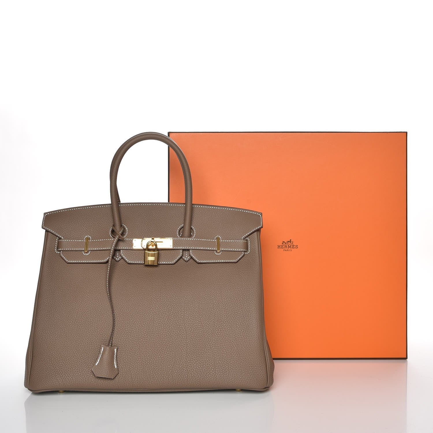 Hermes Togo Birkin 35 Etoupe 29 of 29
