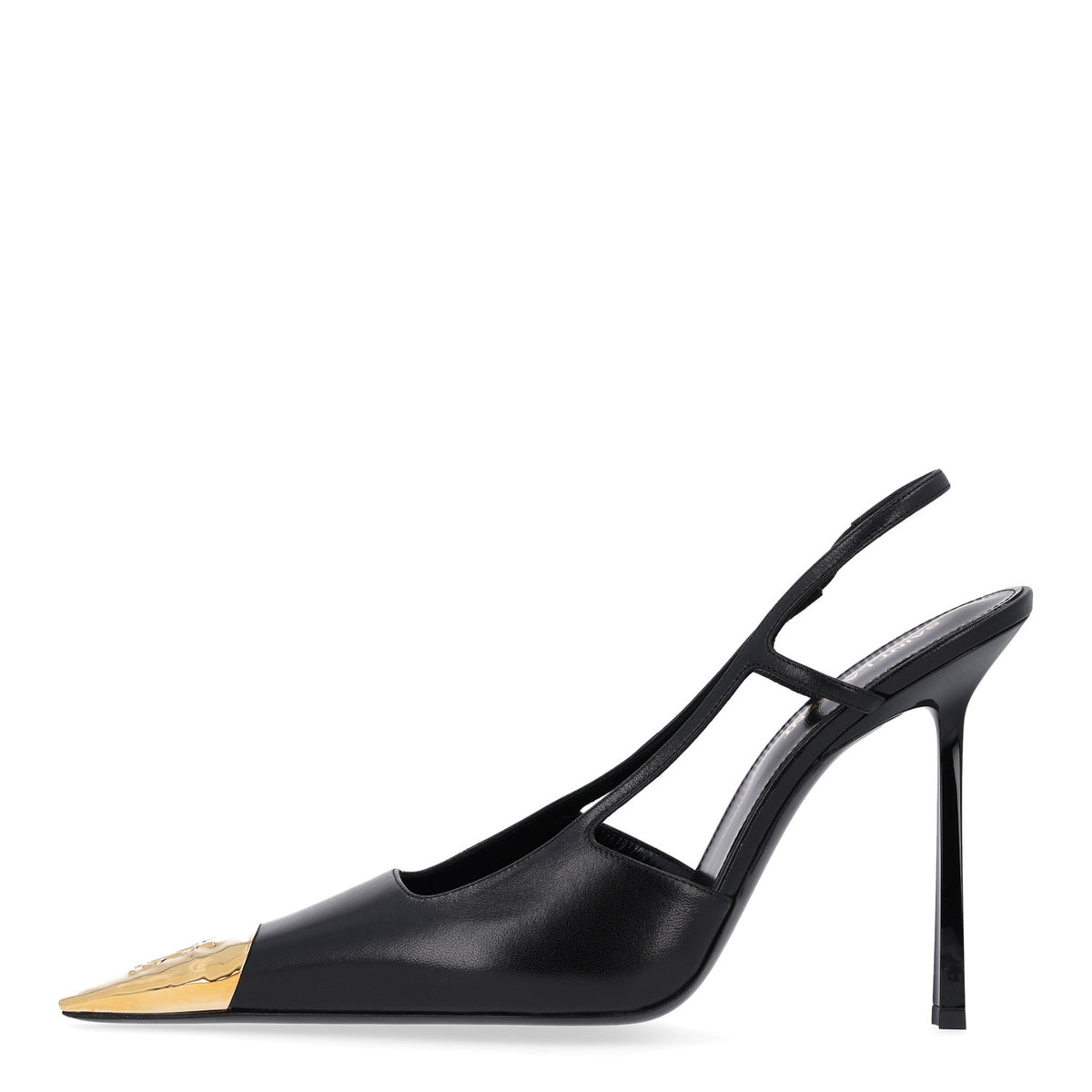 Smooth Calfskin Jeanne 110 Slingback Pumps 41 Black
