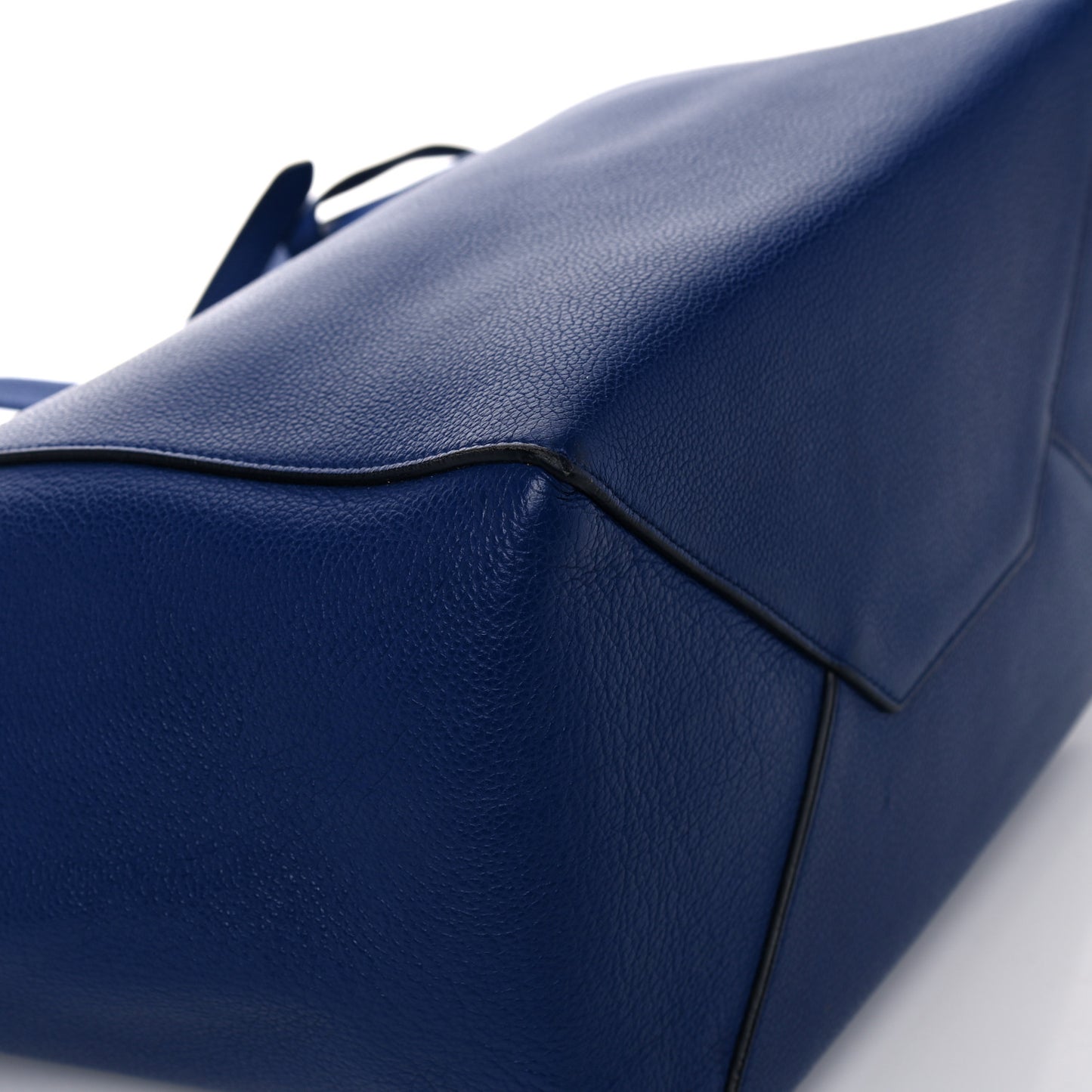 Soft Grained Calfskin Small Belt Cabas Phantom Dark Blue