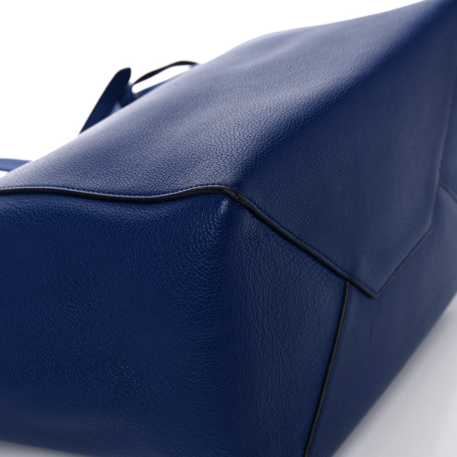 Celine Soft Grained Calfskin Small Belt Cabas Phantom Dark Blue 7 of 11