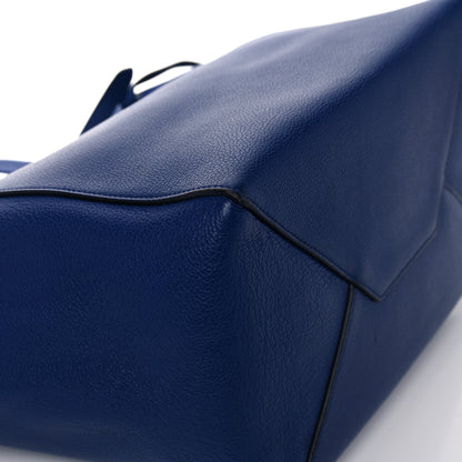 Celine Soft Grained Calfskin Small Belt Cabas Phantom Dark Blue 7 of 11