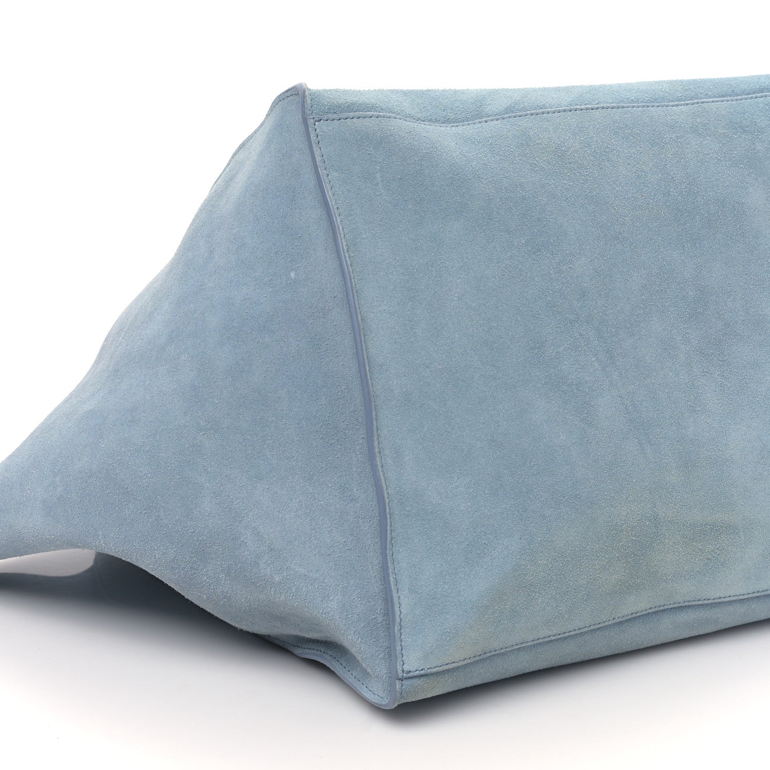 Celine Suede Supple Grained Calfskin Medium Big Bag Medium Blue 7 of 8