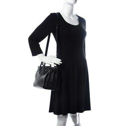 Saint Laurent Grained Calfskin Baby Supple Sac De Jour Black 2 of 8