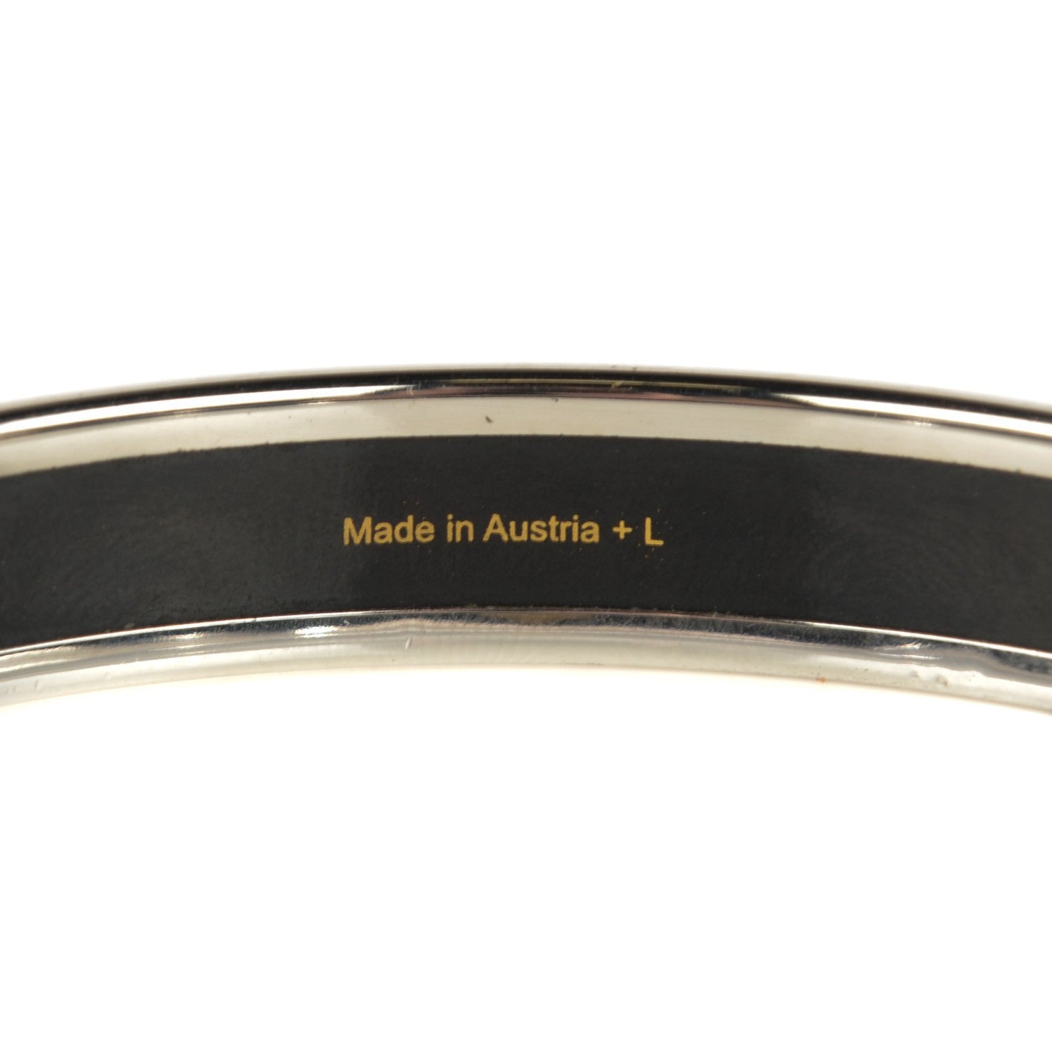 Hermes Enamel Printed Caleche Narrow Bracelet 65 Pink 5 of 5