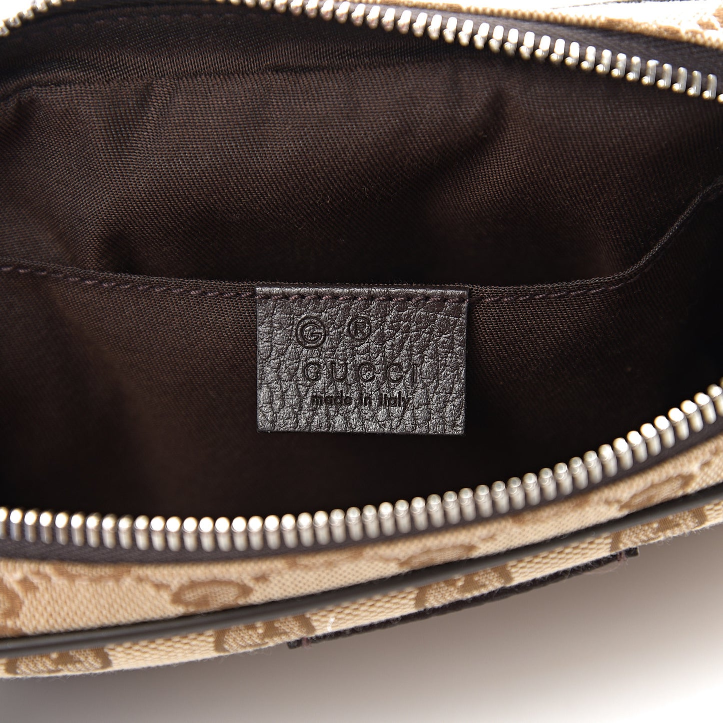 Monogram Belt Bag Dark Brown