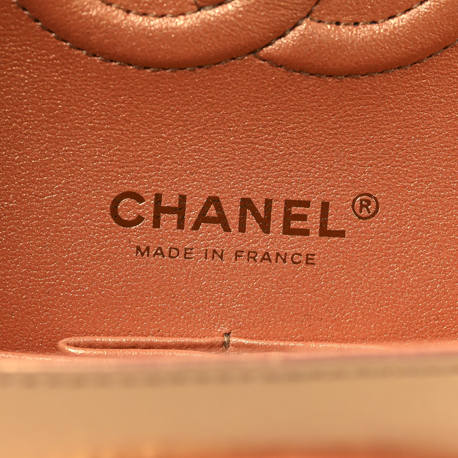 Chanel Metallic Lambskin Quilted Medium Double Flap Golden 1772619 Chanel Metallic Lambskin Quilted Medium Double Flap Golden 1772619