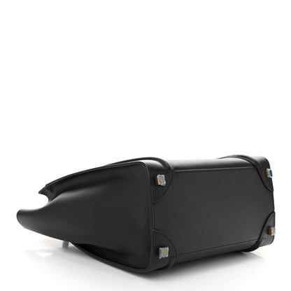 Celine Smooth Calfskin Micro Luggage Black 4 of 10