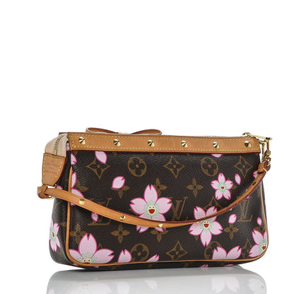 Louis Vuitton Monogram Cherry Blossom Pochette Accessories Brown 3 of 6