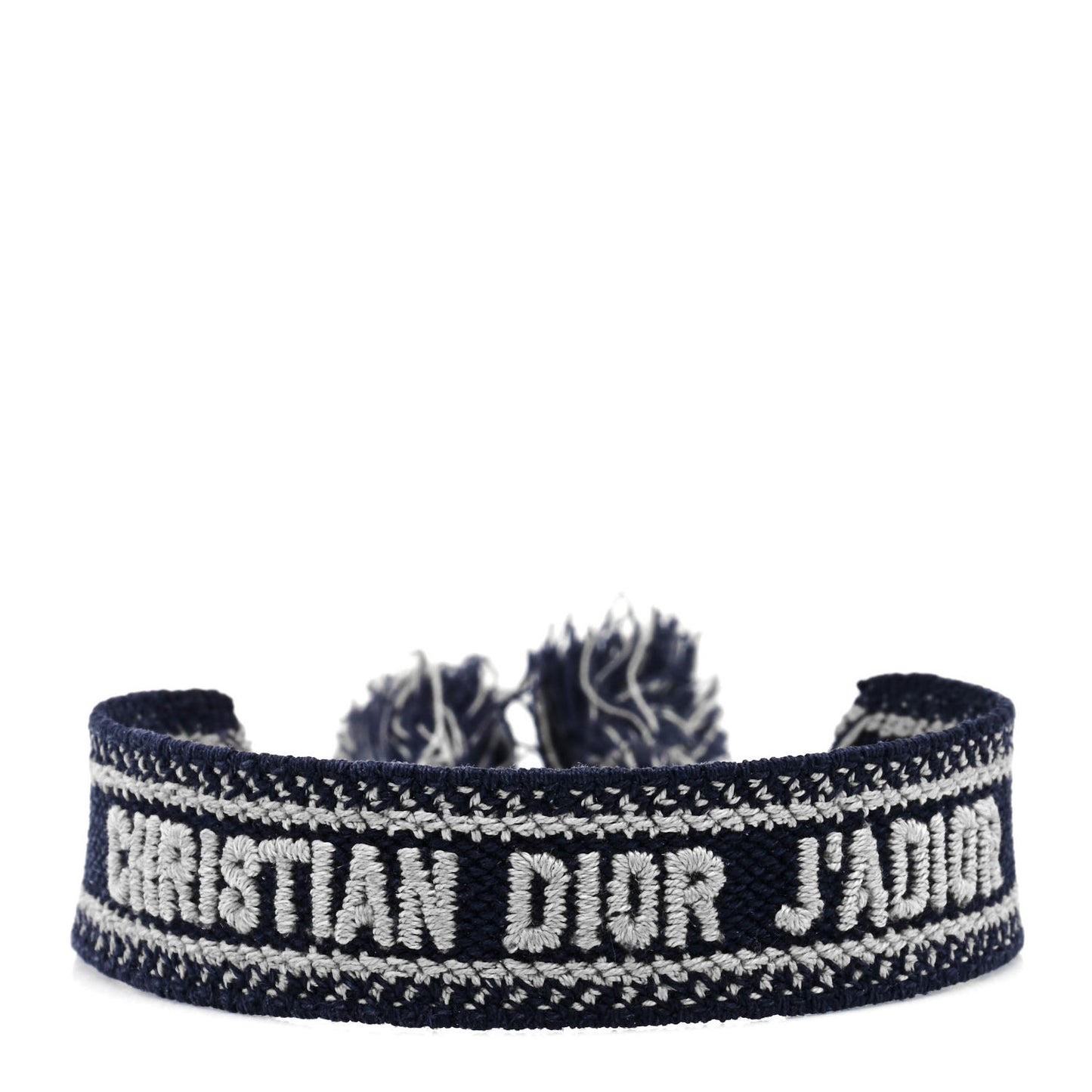 Woven Cotton J'Adior Friendship Bracelet Navy