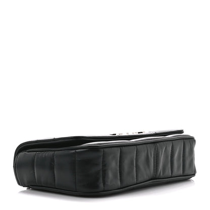 Celine Goatskin Matelasse Chain Shoulder Bag Black 4 of 9