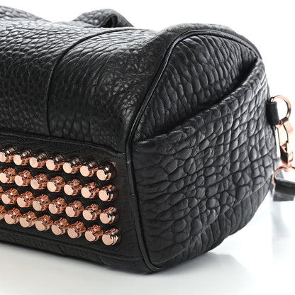 Alexander Wang Pebbled Lambskin Rockie Black Rose Gold Hardware 8 of 11