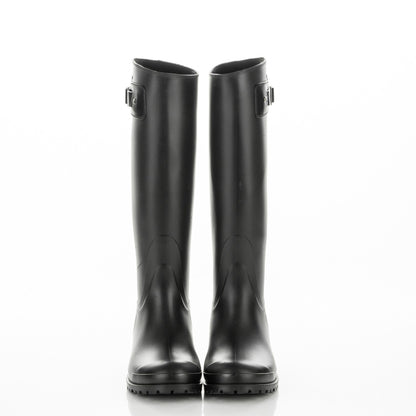 Saint Laurent Rubber Festival 25 High Rain Boots 37 Black 2 of 7
