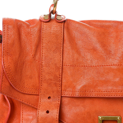Proenza Schouler Lambskin Medium PS1 Satchel Orange Pepper 11 of 13