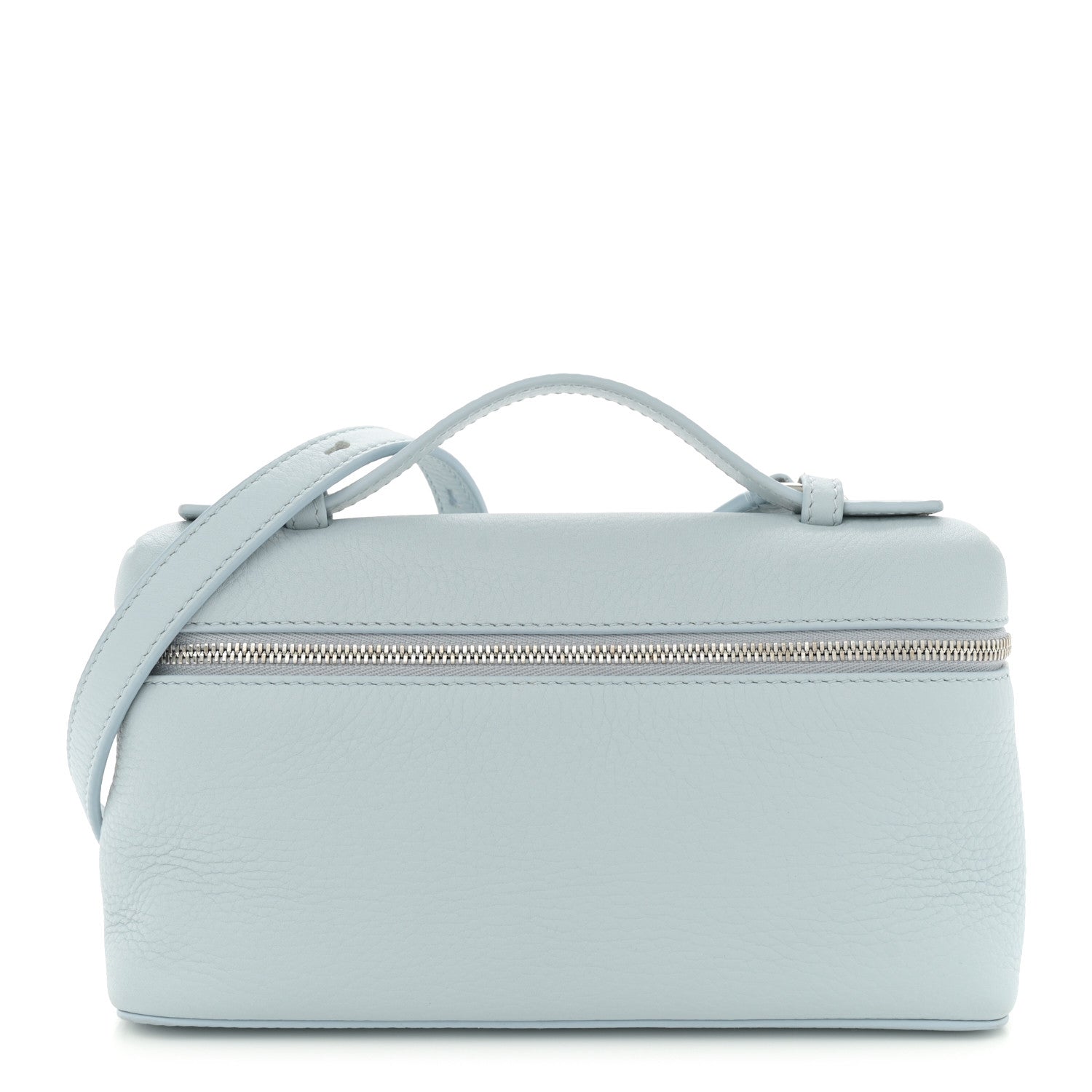 Loro Piana Grained Calfskin L19 Extra Pocket Pouch Minty Breeze 1 of 10