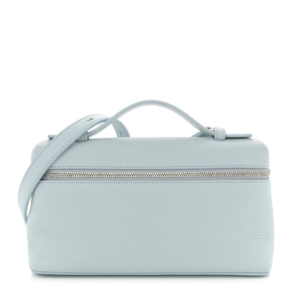 Loro Piana Grained Calfskin L19 Extra Pocket Pouch Minty Breeze 1 of 10