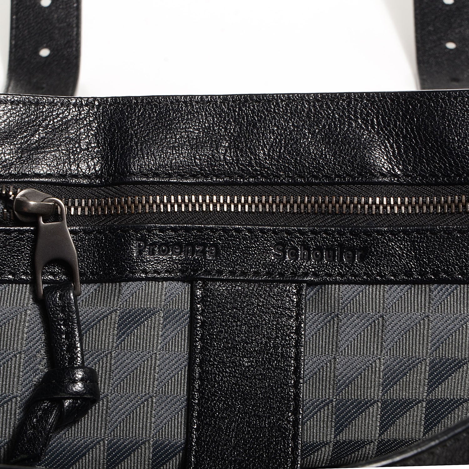 Proenza Schouler Lambskin PS1 Medium Satchel Black 9 of 13