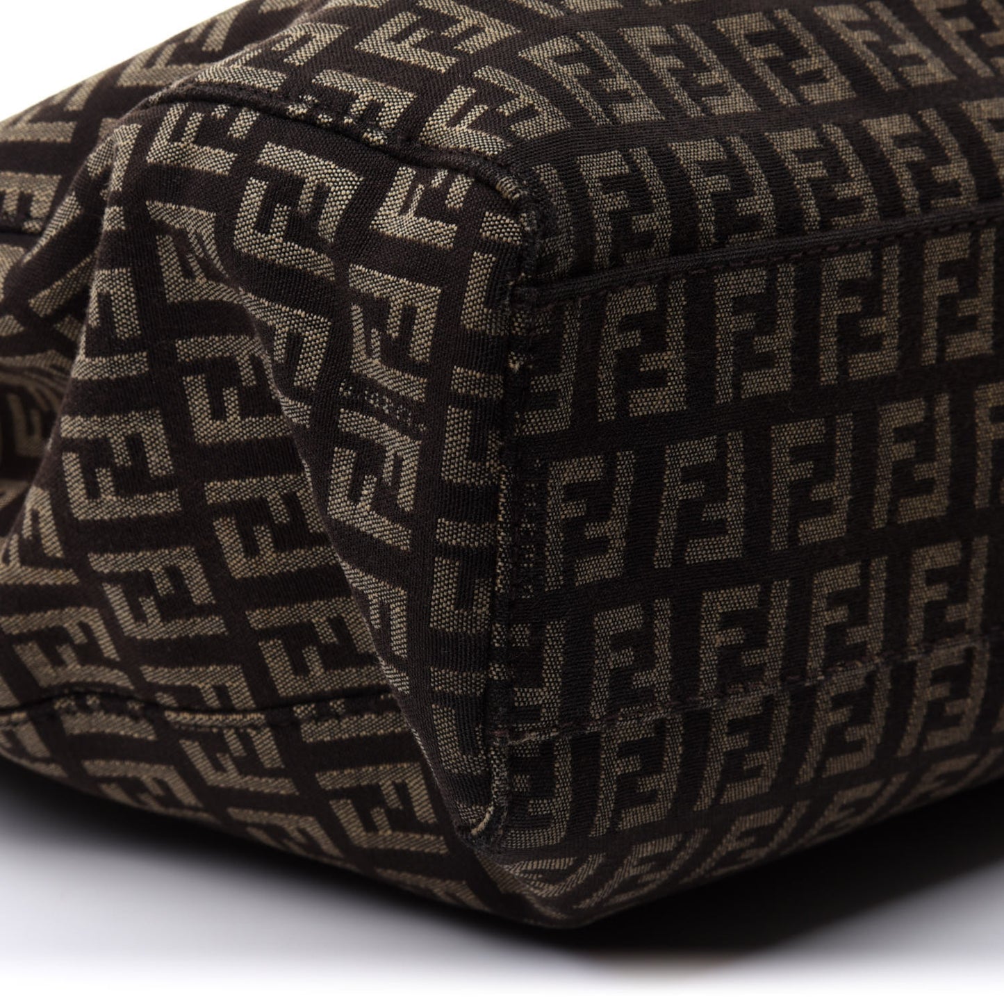 Zucchino Vitello Small Tote Testa di Moro Beige