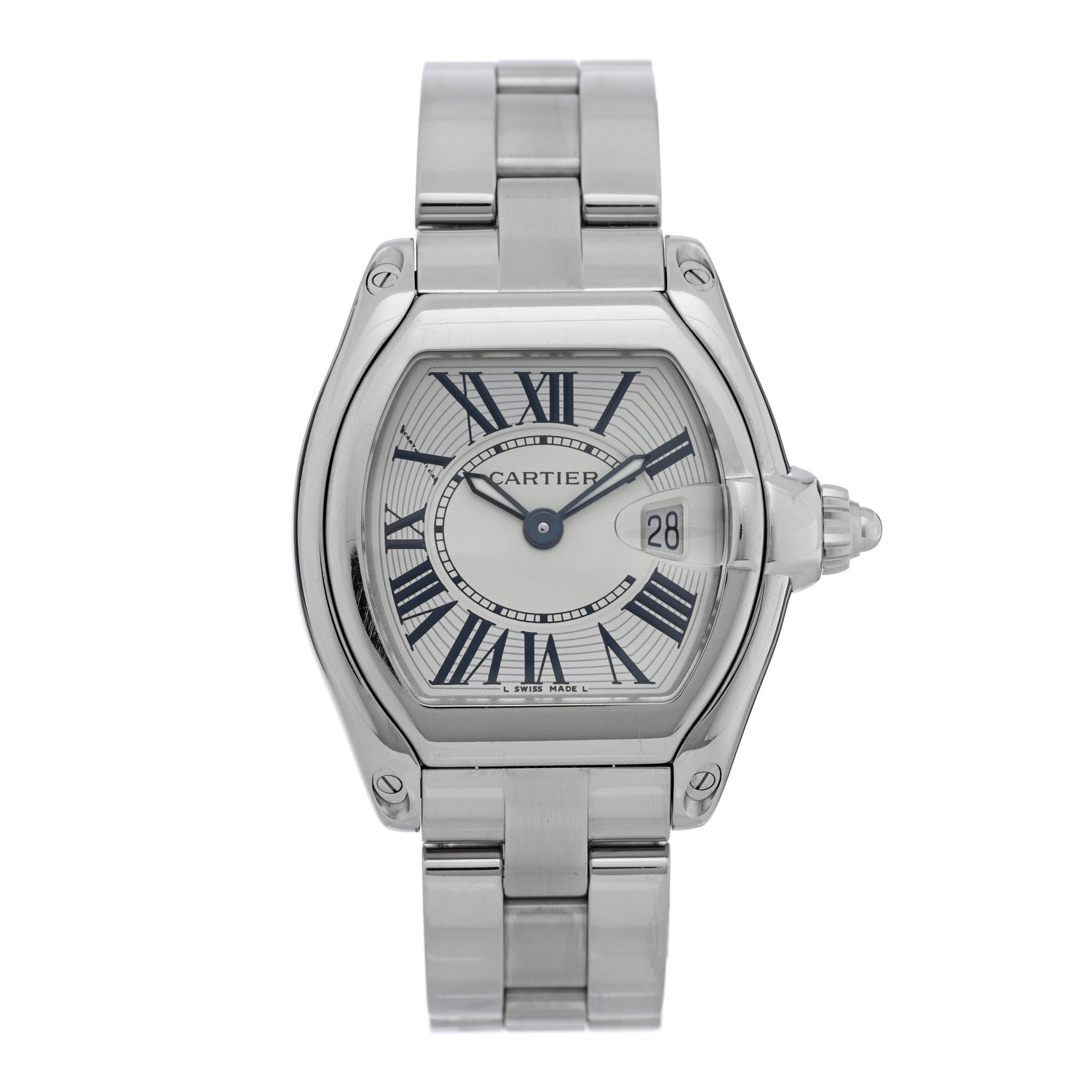 Cartier Stainless Steel 31mm Roadster Quartz Watch 1 of 4