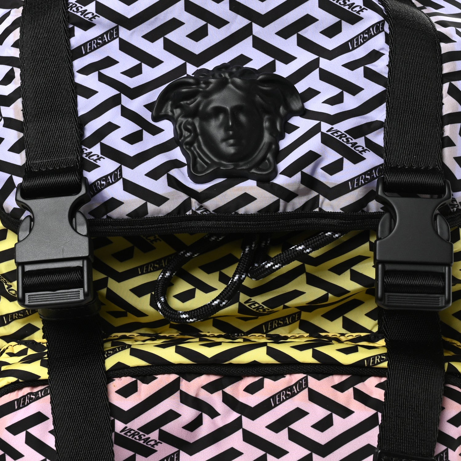 Versace Nylon Medusa Signature Backpack Multicolor 8 of 10