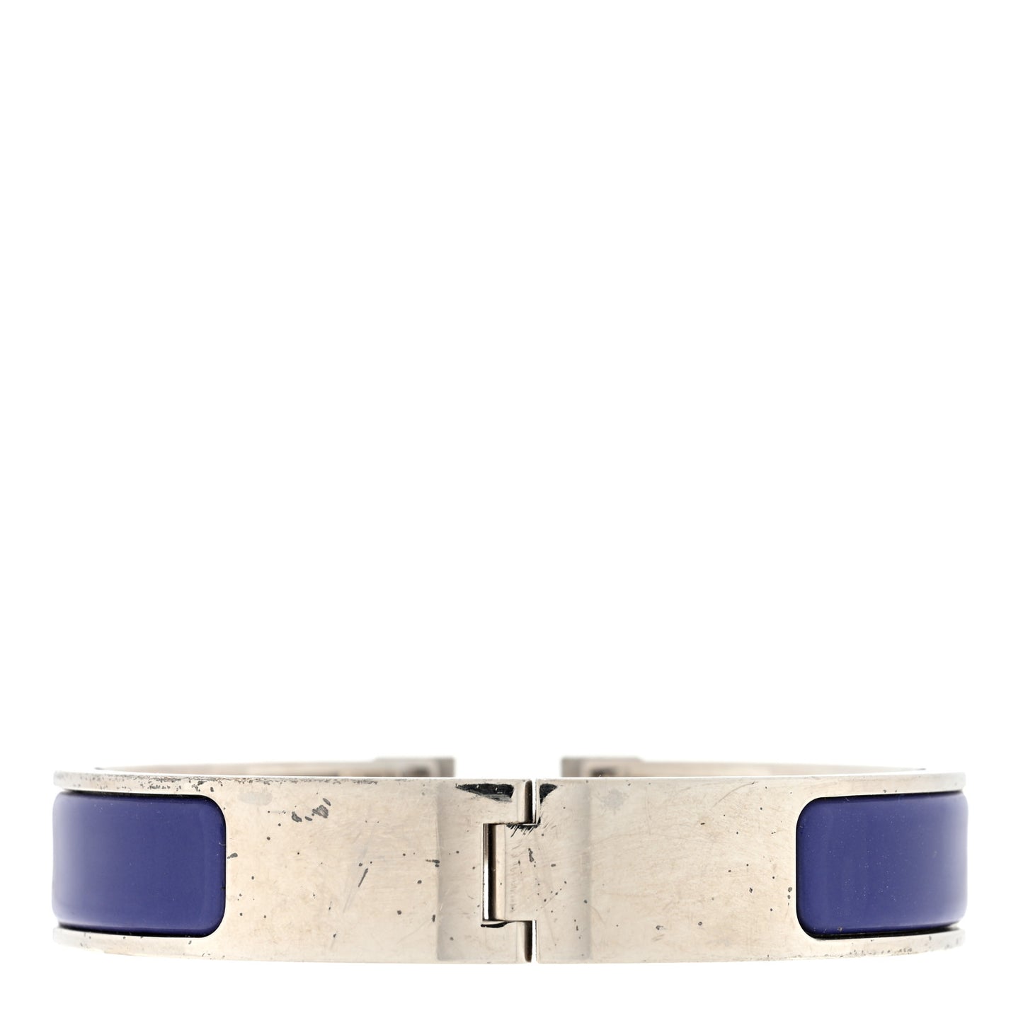 Enamel Narrow Clic Clac H Bracelet GM Bleu Royal