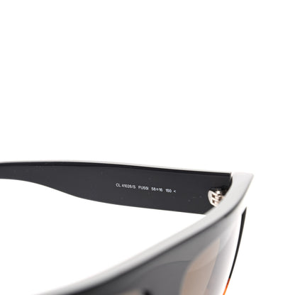 Celine Shadow Sunglasses CL 41026/S Black Havana 6 of 7