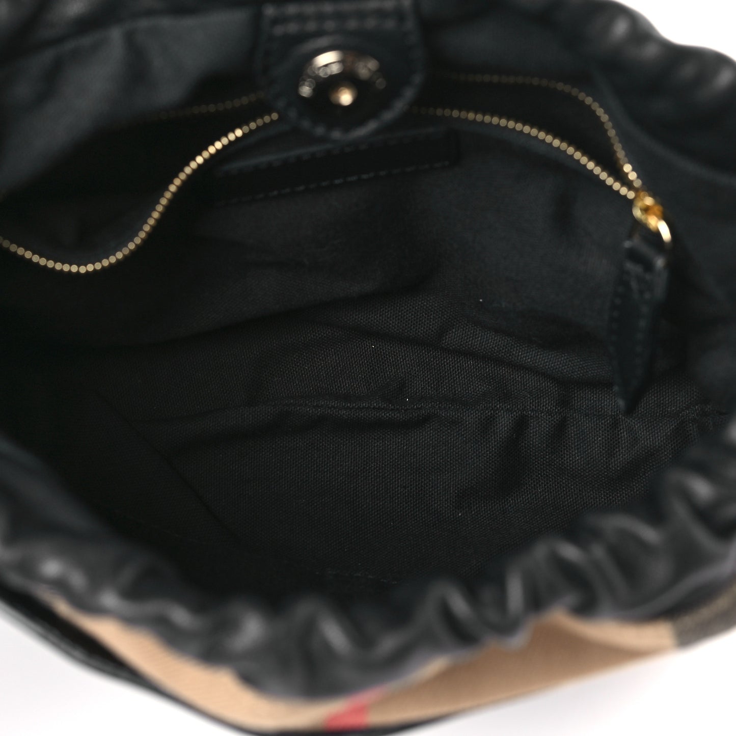 Calfskin House Check Little Crush Black