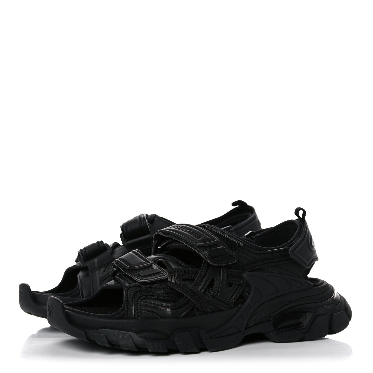 Neoprene Rubber Womens Track Sandals 36 Black
