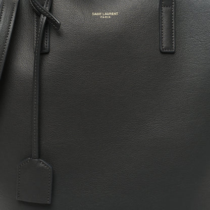 Saint Laurent Calfskin Toy Shopping Tote Storm 8 of 10