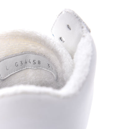 Chanel Calfskin Mesh Lycra Womens Logo High Top Sneakers 39 White 8 of 8