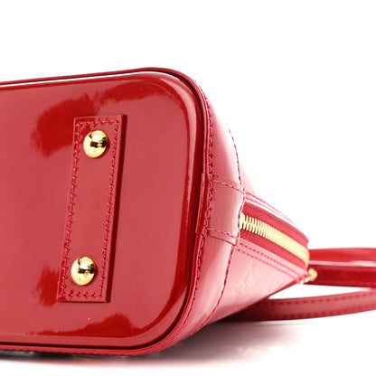 Louis Vuitton Vernis Alma BB Pomme D'Amour 9 of 9